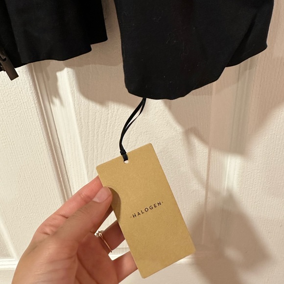 Halogen Black Blouson Sleeve Jacket - Picture 3 of 3